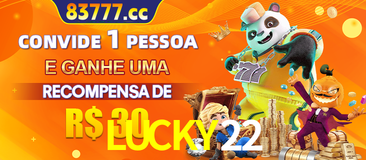 Banner institucional da LUCKY22 sobre parceria de marcas e criação de uma marca de excelência, apresentando os mascotes de jogos populares como o Fortune Tiger.